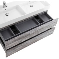 Тумба под раковину Cezares Molveno 46 120 MOLVENO 46-120-2C-SO-2-LG подвесная Legno Grigio