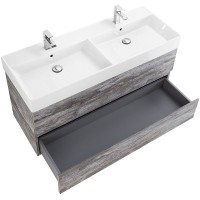 Тумба под раковину Cezares Molveno 46 120 MOLVENO 46-120-2C-SO-2-LG подвесная Legno Grigio