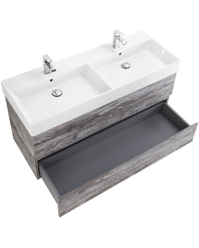 Тумба под раковину Cezares Molveno 46 120 MOLVENO 46-120-2C-SO-2-LG подвесная Legno Grigio