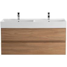 Тумба под раковину Cezares Molveno 46 120 MOLVENO 46-120-2C-SO-2-NC подвесная Noce Chiaro