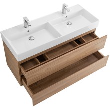 Тумба под раковину Cezares Molveno 46 120 MOLVENO 46-120-2C-SO-2-NC подвесная Noce Chiaro