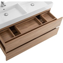 Тумба под раковину Cezares Molveno 46 120 MOLVENO 46-120-2C-SO-2-NC подвесная Noce Chiaro