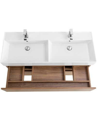 Тумба под раковину Cezares Molveno 46 120 MOLVENO 46-120-2C-SO-2-NC подвесная Noce Chiaro