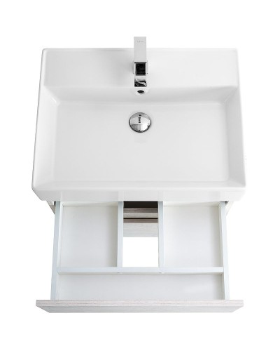 Тумба под раковину Cezares Molveno 46 60 MOLVENO 46-60-2C-SO-LB подвесная Legno Bianco