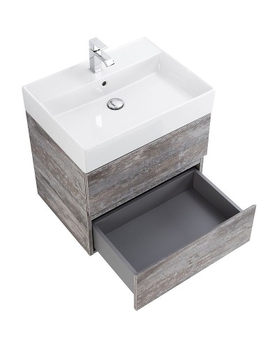 Тумба под раковину Cezares Molveno 46 60 MOLVENO 46-60-2C-SO-LG подвесная Legno Grigio