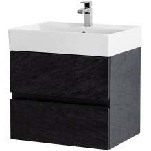 Тумба под раковину Cezares Molveno 46 60 MOLVENO 46-60-2C-SO-NR подвесная Nero