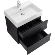 Тумба под раковину Cezares Molveno 46 60 MOLVENO 46-60-2C-SO-NR подвесная Nero