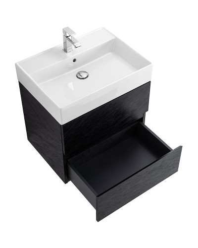 Тумба под раковину Cezares Molveno 46 60 MOLVENO 46-60-2C-SO-NR подвесная Nero