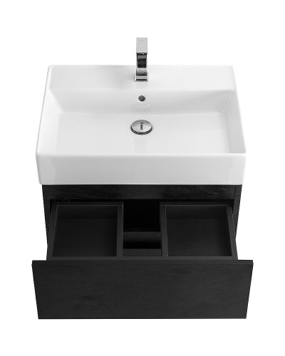 Тумба под раковину Cezares Molveno 46 60 MOLVENO 46-60-2C-SO-NR подвесная Nero