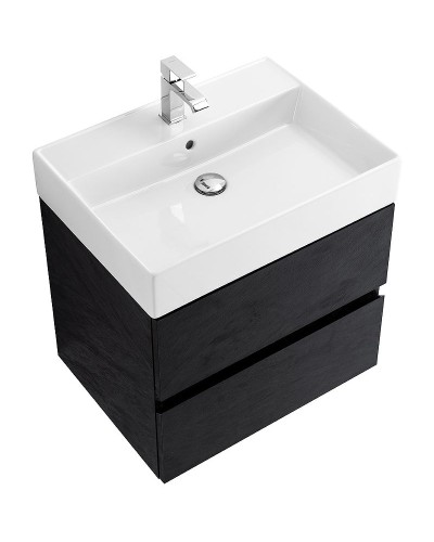 Тумба под раковину Cezares Molveno 46 60 MOLVENO 46-60-2C-SO-NR подвесная Nero