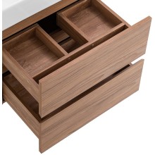 Тумба под раковину Cezares Molveno 46 60 MOLVENO 46-60-2C-SO-NC подвесная Noce Chiaro