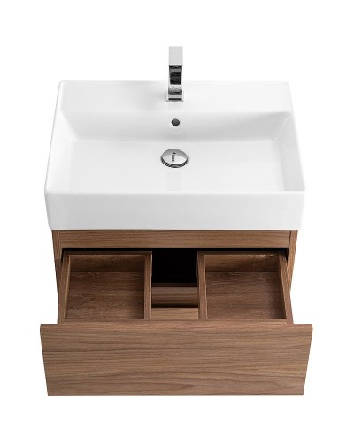 Тумба под раковину Cezares Molveno 46 60 MOLVENO 46-60-2C-SO-NC подвесная Noce Chiaro