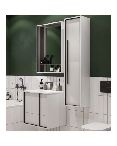 Тумба белый матовый 58,6 см Акватон Ривьера 1A238801RVX20