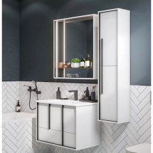 Тумба белый матовый 78,6 см Акватон Ривьера 1A239001RVX20