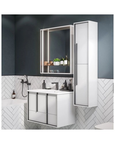 Тумба белый матовый 78,6 см Акватон Ривьера 1A239001RVX20