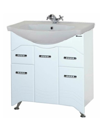 Тумба под раковину Bellezza Дрея 75 4631312000011 Белая