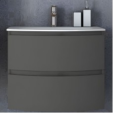 Тумба под раковину Cezares Vague 69 54905 подвесная Grigio talpa opaco