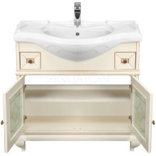 Тумба Беатриче 85 слоновая кость патина Aquaton 1A191701BEM60