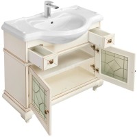 Тумба Беатриче 85 слоновая кость патина Aquaton 1A191701BEM60