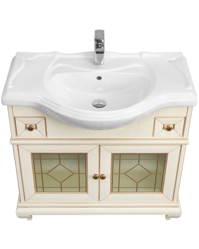 Тумба Беатриче 85 слоновая кость патина Aquaton 1A191701BEM60