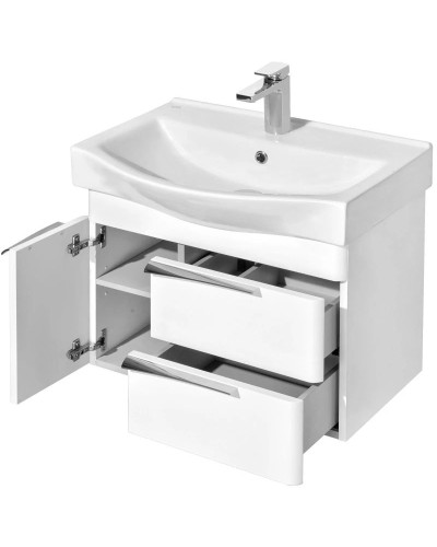 Тумба белый глянец 61,6 см Акватон Беверли 1A235301BV010