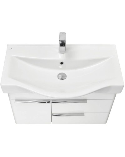 Тумба белый глянец 76 см Акватон Беверли 1A235501BV010