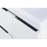 Тумба белый глянец/грецкий орех 75,7 см Акватон Рене 1A258601NRC80