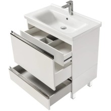 Тумба белый глянец 76 см Акватон Капри 1A230201KP010