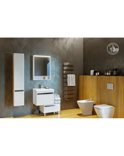 Тумба белый глянец 55 см Акватон Капри 1A230101KP010