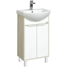 Тумба белый глянец/ясень фабрик 46,6 см Акватон Рико 1A212401RIB90