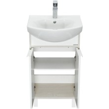 Тумба белый глянец/ясень фабрик 46,6 см Акватон Рико 1A212401RIB90