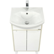 Тумба белый глянец/ясень фабрик 46,6 см Акватон Рико 1A212401RIB90