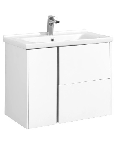 Тумба белый глянец 76 см Акватон Стоун 1A228201SX010