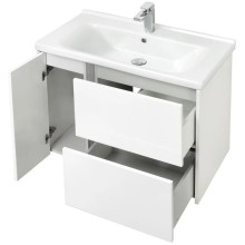 Тумба белый глянец 76 см Акватон Стоун 1A228201SX010