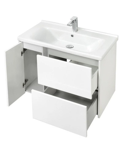 Тумба белый глянец 76 см Акватон Стоун 1A228201SX010