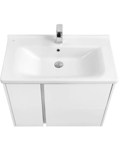 Тумба белый глянец 76 см Акватон Стоун 1A228201SX010