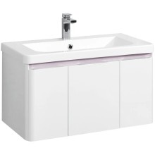 Тумба белый глянец 84,4 см Акватон Шерилл 1A208801SH010