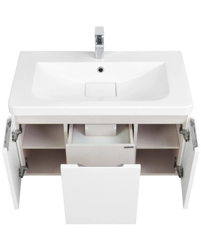 Тумба белый глянец 84,4 см Акватон Шерилл 1A208801SH010