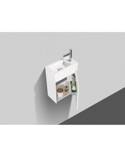 Тумба Bianco Lucido 39,4 см BelBagno Pietra Mini-400-1A-SO-BL-R