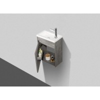 Тумба Stucco Cemento 39,4 см BelBagno Pietra Mini-400-1A-SO-SCM-L