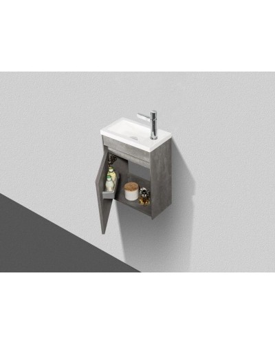 Тумба Stucco Cemento 39,4 см BelBagno Pietra Mini-400-1A-SO-SCM-L
