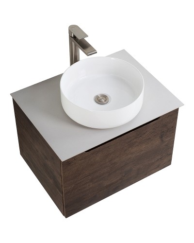 Тумба под раковину BelBagno Etna 60 ETNA-600-1C-SO-RW-P подвесная Rovere Moro