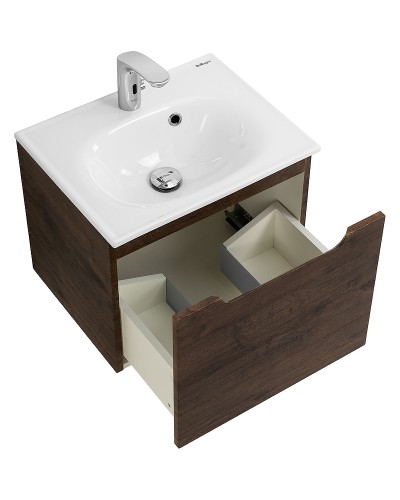 Тумба под раковину BelBagno Etna 60 ETNA-600-1C-SO-RW-P подвесная Rovere Moro