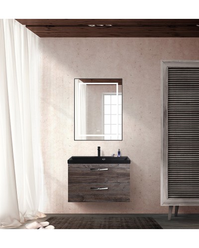 Тумба под раковину BelBagno Aurora 80 AURORA-800-2C-SO-PP подвесная Pino Pasadena