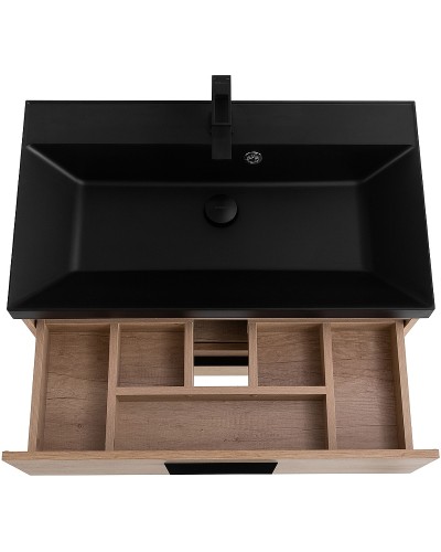 Тумба под раковину BelBagno Aurora 80 AURORA-800-2C-SO-RNN подвесная Rovere Nebrasca Nature