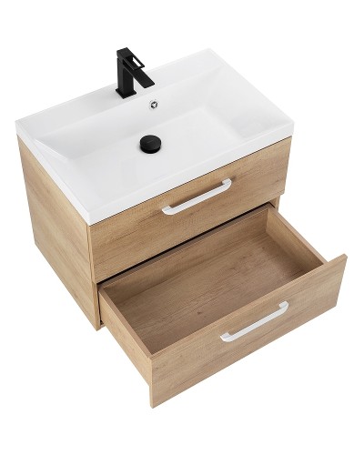 Тумба под раковину BelBagno Aurora 80 AURORA-800-2C-SO-RNN подвесная Rovere Nebrasca Nature