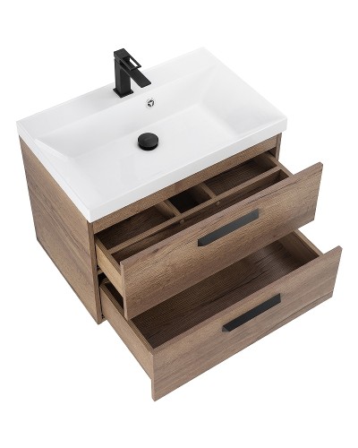 Тумба под раковину BelBagno Aurora 70 AURORA-700-2C-SO-RT подвесная Rovere Tabacco