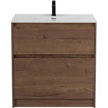 Тумба под раковину BelBagno Kraft 80 KRAFT-800-2C-PIA-RT Rovere Tabacco