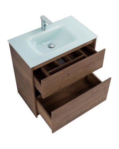 Тумба под раковину BelBagno Kraft 80 KRAFT-800-2C-PIA-RT Rovere Tabacco