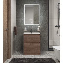Тумба под раковину BelBagno Kraft 39 50 KRAFT39-500/390-2C-PIA-RT Rovere Tabacco